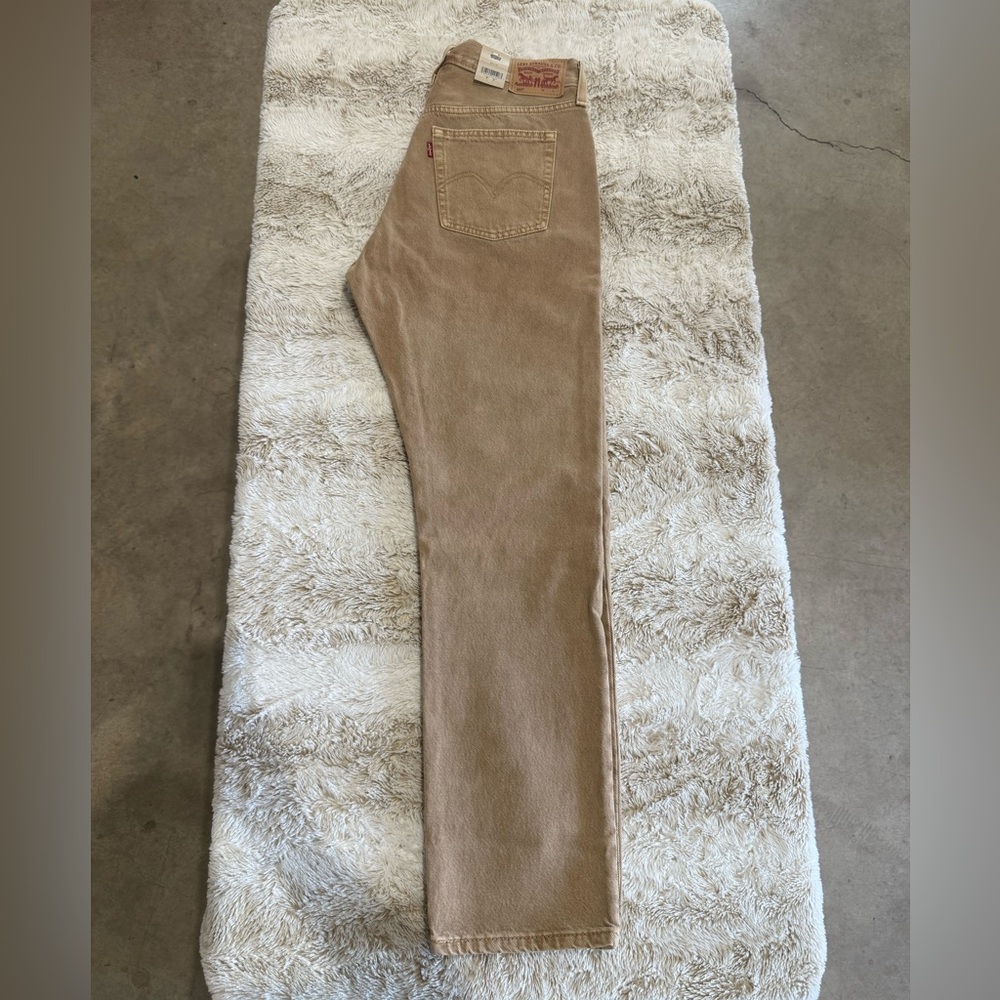 Brand new Levi's 501 29x30 originals Beige women’s Jeans